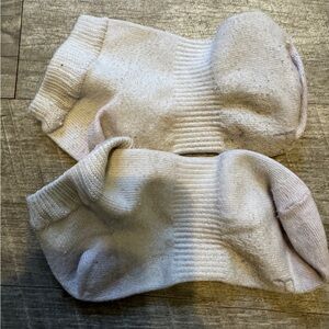 Well worn womens gym socks